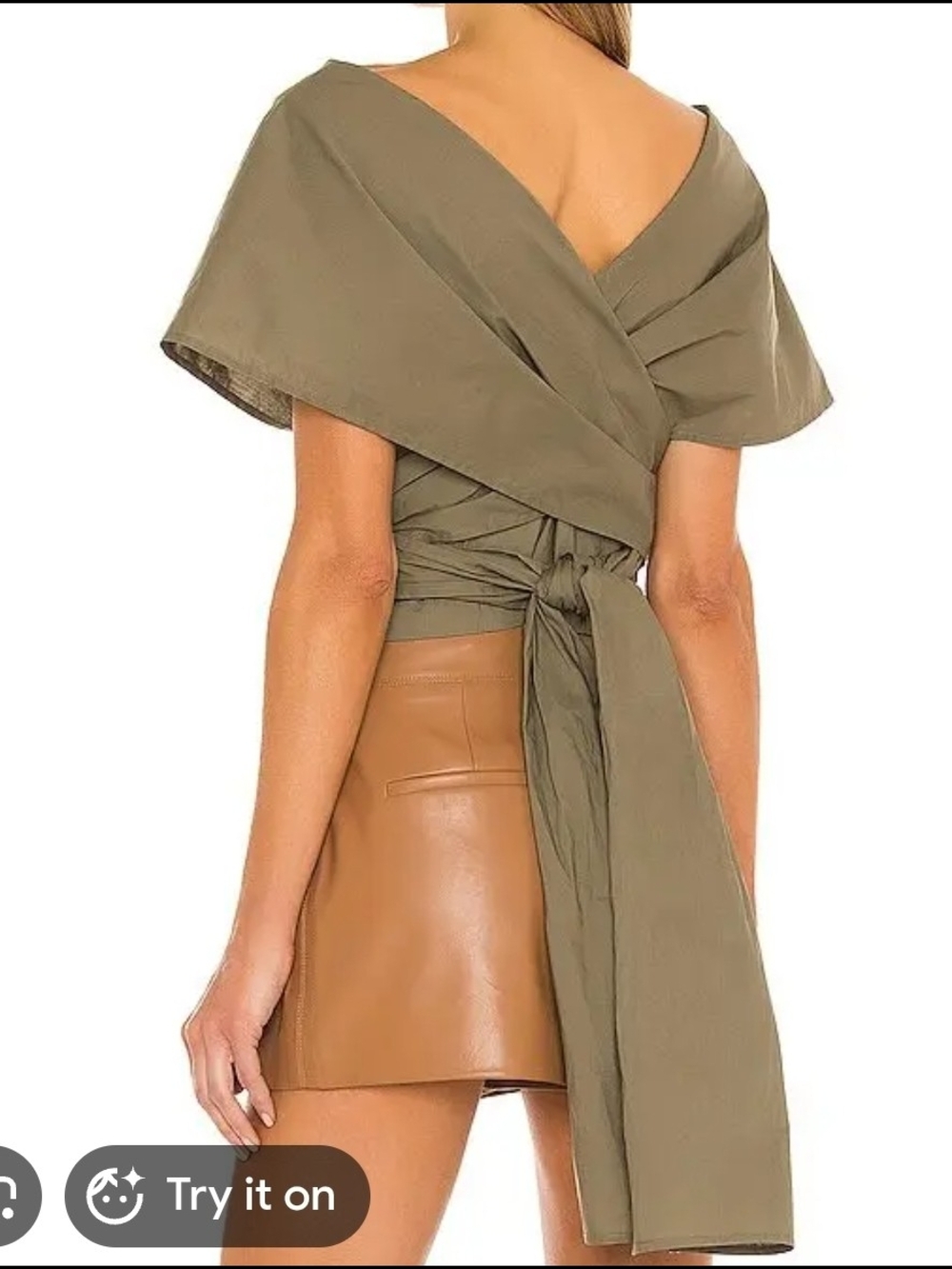 L'Academie | Fantasia Wrap Top - Picture 2 of 11